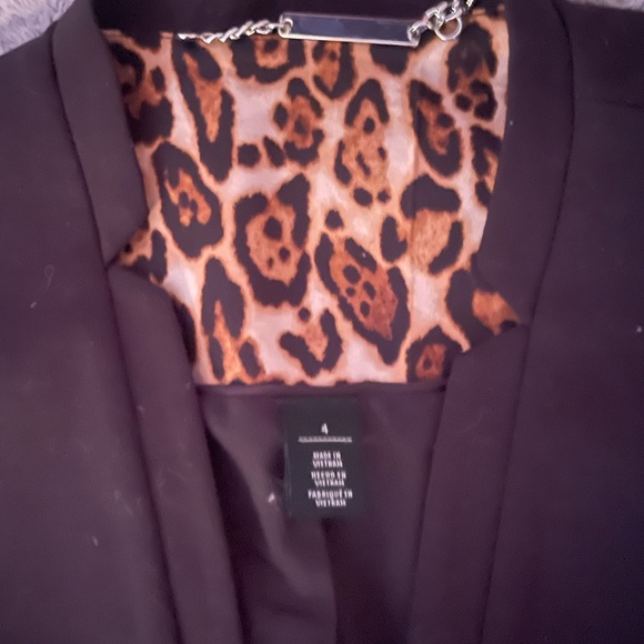 White House Black Market Black Sleeveless Vest - Picture 3 of 5